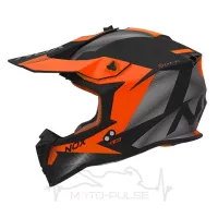 Мотошолом NOX N633 Fusion Black/Orange M